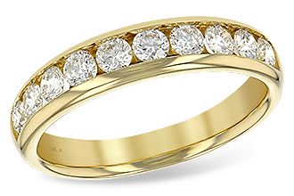 A093-51339: LDS WED RG .75 TW (10 STONES)