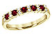 A190-74084: LDS WED RG .44 RUBY .58 TGW