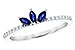 A273-50420: LDS WED RG .28 TW SAPP .36 TGW