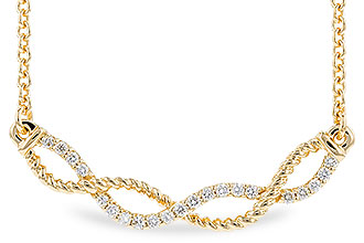A274-37684: NECKLACE .12 TW (18")