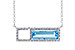 A274-38575: NECK 1.44 BLUE TOPAZ 1.60 TGW