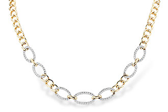 A274-38584: NECKLACE 1.12 TW (17")(INCLUDES BAR LINKS)