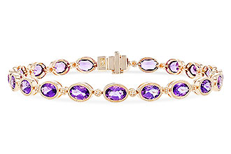 A274-38611: BRACELET 6.86 TW AMETHYST 6.90 TGW