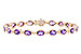 A274-38611: BRACELET 6.86 TW AMETHYST 6.90 TGW