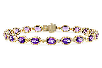 A274-38611: BRACELET 6.86 TW AMETHYST 6.90 TGW
