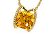 A274-41357: NECKLACE 3.74 CITRINE 3.85 TGW (10MM CIT)