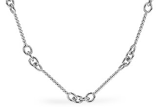 A274-42239: TWIST CHAIN (20IN, 0.8MM, 14KT, LOBSTER CLASP)