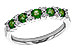 A274-44066: LDS WED RG .55 EMERALD .72 TGW