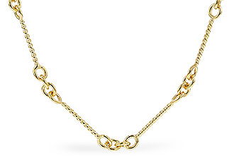 A275-27648: TWIST CHAIN (7IN, 0.8MM, 14KT, LOBSTER CLASP)