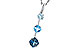 A275-28611: NECK 1.87 TW BLUE TOPAZ 1.90 TGW