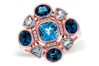 A275-30375: LDS RG 3.19 TW BLUE TOPAZ 3.25 TGW