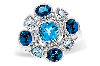 A275-30375: LDS RG 3.19 TW BLUE TOPAZ 3.25 TGW