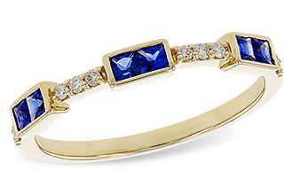 A275-31357: LDS WED RG .36 SAPPHIRE .43 TGW