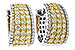 A275-32257: EARRINGS 1.52 YELLOW DIAS 1.96 TW