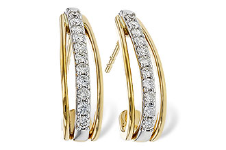 A275-34911: EARRINGS .40 TW