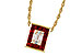 A275-34957: NECKLACE .82 RUBY TW 1.00 TGW