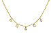 A275-34966: NECKLACE .50 TW FANCY CUT DIAS (18")