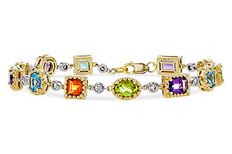 A275-35857: BRACELET 4.63 SEMI-PREC (AMY,BT,CIT,PER) 5.05 TGW