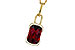 A276-18575: NECK 4.30 GARNET 4.45 TGW (12x8MM GAR)