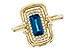 A276-18584: LDS RG .84 LONDON BLUE TOPAZ .96 TGW (8x4MM LBT)