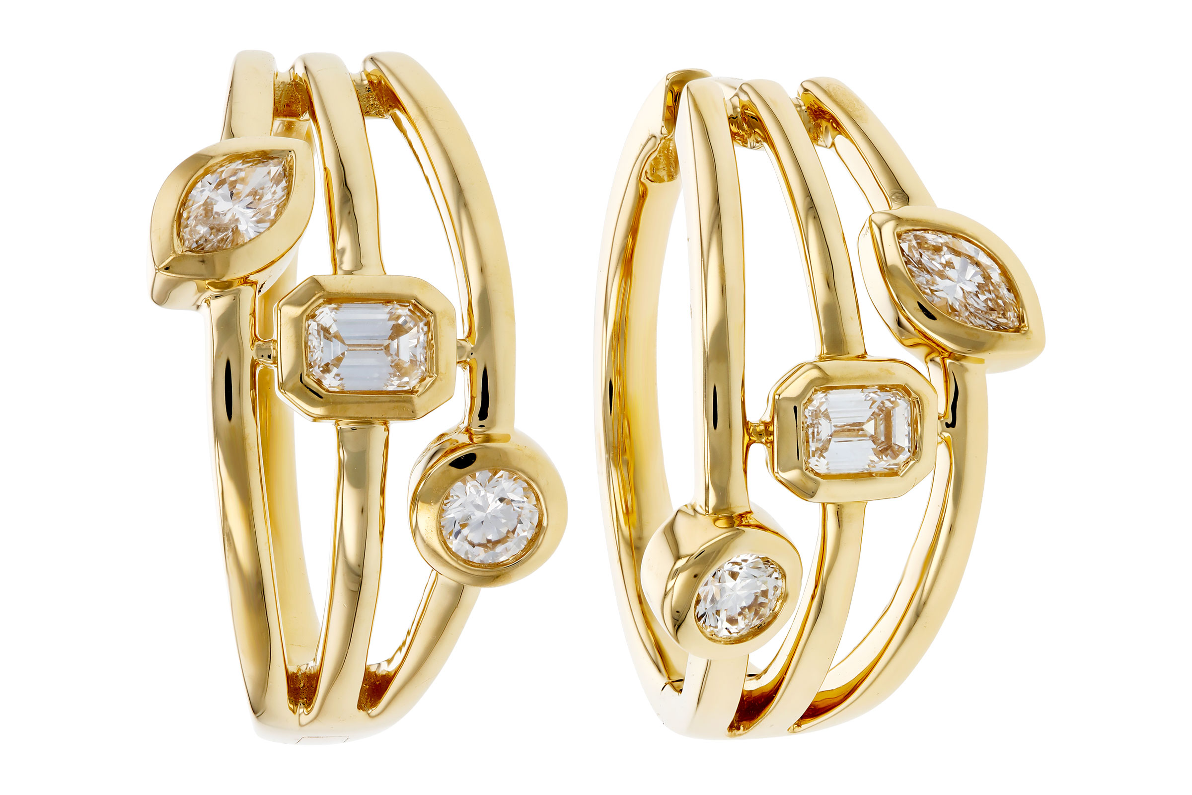 A276-19511: EARRINGS .45 TW (BR/EC/MQ)