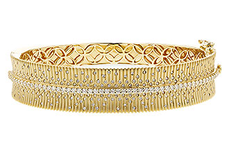 B185-27693: BANGLE BRACELET 1.94 TW (54x63 MM)