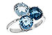 B189-83175: LDS RG 4.02 BLUE TOPAZ 4.07 TGW