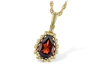 B189-85893: NECKLACE 1.38 CT GARNET