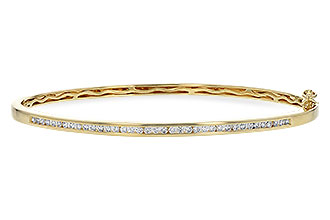 B189-86766: BANGLE BRACELET .50 TW