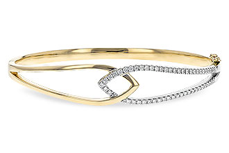 B189-89529: BANGLE BRACELET .50 TW