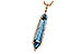 B190-73148: NECK 3.47 LONDON BLUE TOPAZ 3.70 TGW