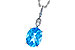 B190-80448: NECK 2.84 BLUE TOPAZ 2.87 TGW (10x8MM BT)