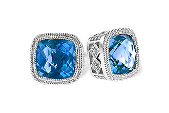 B273-46729: EARR 2.20 TW BLUE TOPAZ