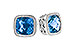 B273-46729: EARR 2.20 TW BLUE TOPAZ