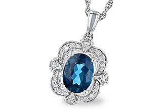 B273-52211: NECK 1.35 LONDON BLUE TOPAZ 1.50 TGW