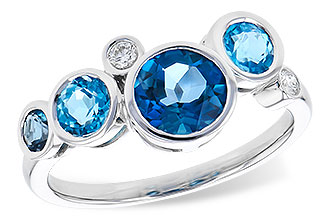 B273-52248: LDS RG 1.40 TW BLUE TOPAZ 1.45 TGW