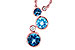 B273-52257: NECK 2.30 BLUE TOPAZ 2.40 TGW