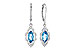 B273-53175: EARR 1.02 TW BLUE TOPAZ 1.17 TGW