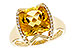 B274-41357: LDS RG 3.74 CITRINE 3.85 TGW (10MM CUSHION)