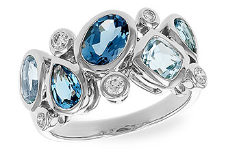 B274-42184: LDS RG 2.57 BLUE TOPAZ TW 2.75 TGW