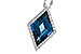 B274-43157: NECK 3.04 LONDON BLUE TOPAZ 3.20 TGW