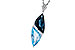 B275-29502: NECK 6.87 BLUE TOPAZ 6.97 TGW