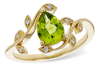 B275-29520: LDS RG 1.16 PERIDOT 1.22 TGW (8x6MM PER)
