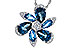 B275-31302: NECKLACE 3.03 BLUE TOPAZ 3.22 TGW