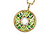 B275-31311: NECKLACE 1.47 SEMI-PREC (PER & GR.GT) 1.52 TGW