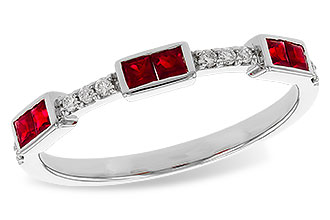 B275-32184: LDS WED RG .34 RUBY .41 TGW