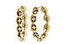 B275-33175: GOLD EARRINGS (18MM)