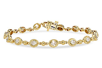 B275-34984: BRACELET 1.25 TW OVAL DIAS (7")