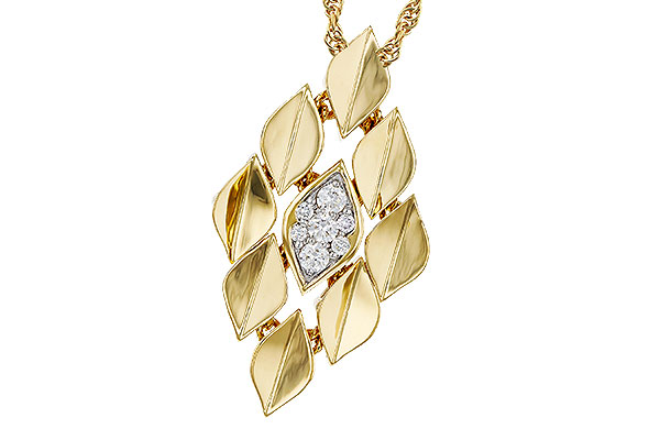 B276-18602: NECKLACE .15 TW