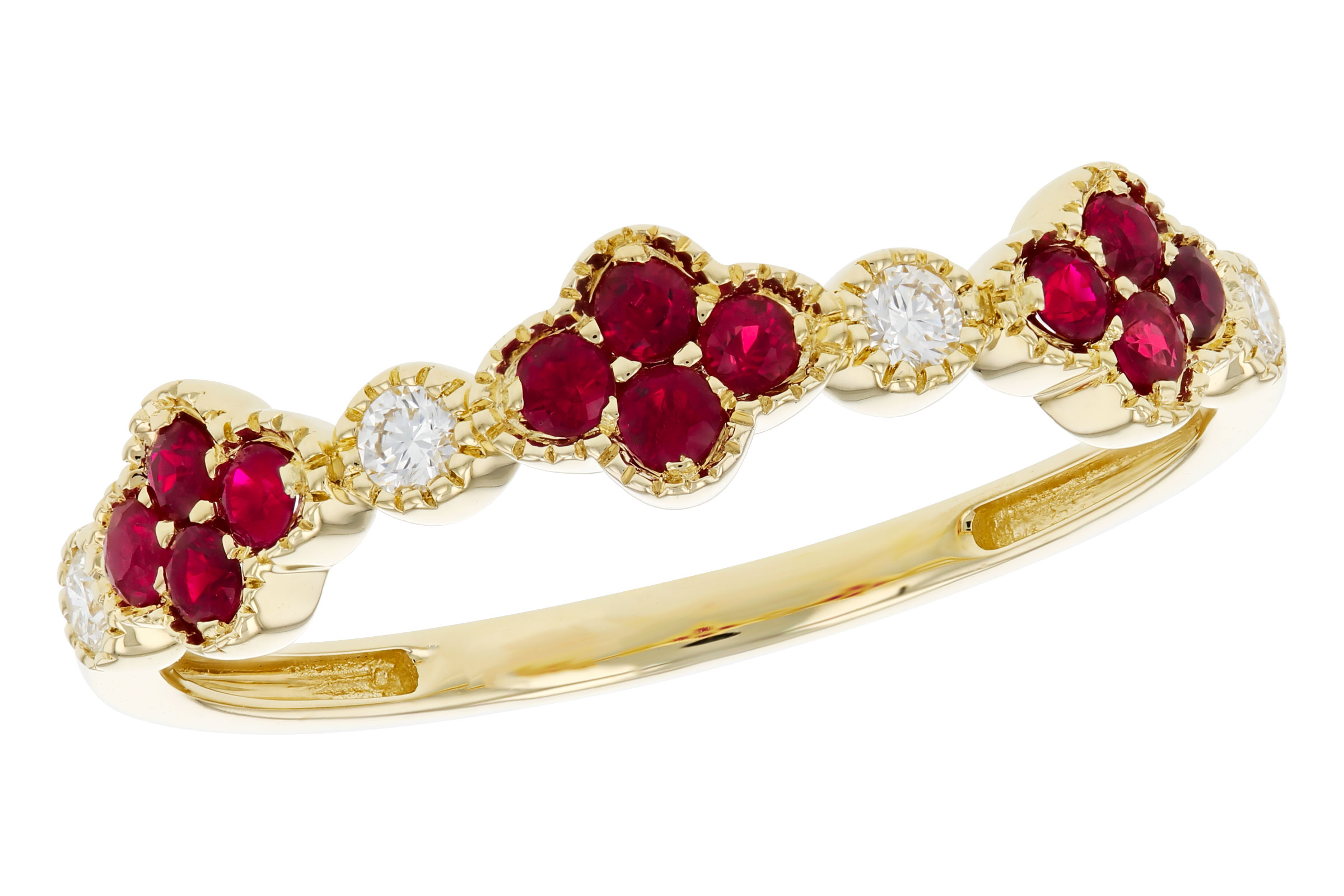 B276-21293: LDS WED RG .22 TW RUBY .30 TGW